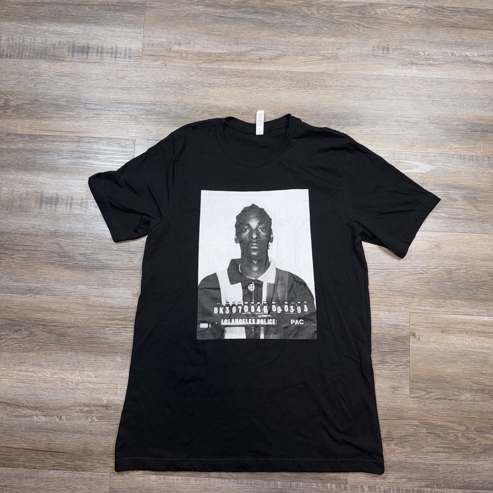 Snoop Dogg Shirt Mens Large 1993 Mug Shot Death Row Records Dog Pound Hip Hop